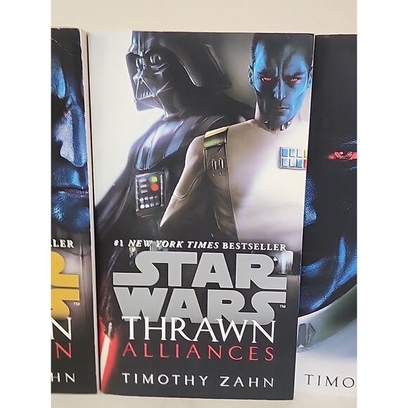 STAR WARS THRAWN Prequel Trilogy Paperback Book Set Treason Alliances - Picture 4 of 8